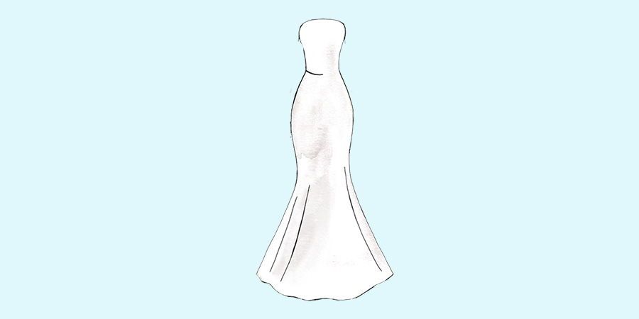 Mermaid wedding dress
